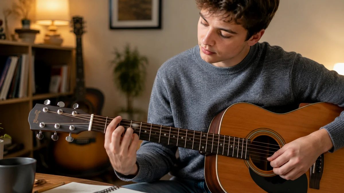Acoustic vs Electric Guitar for Beginners: Complete Hands-On Guide example image Acoustic vs Electric Guitar for Beginners: Complete Hands-On Guide example image