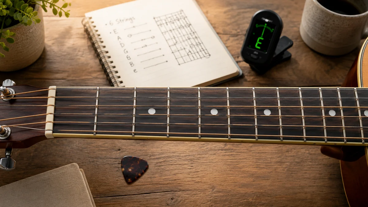 Standard EADGBE Tuning Explained practice image